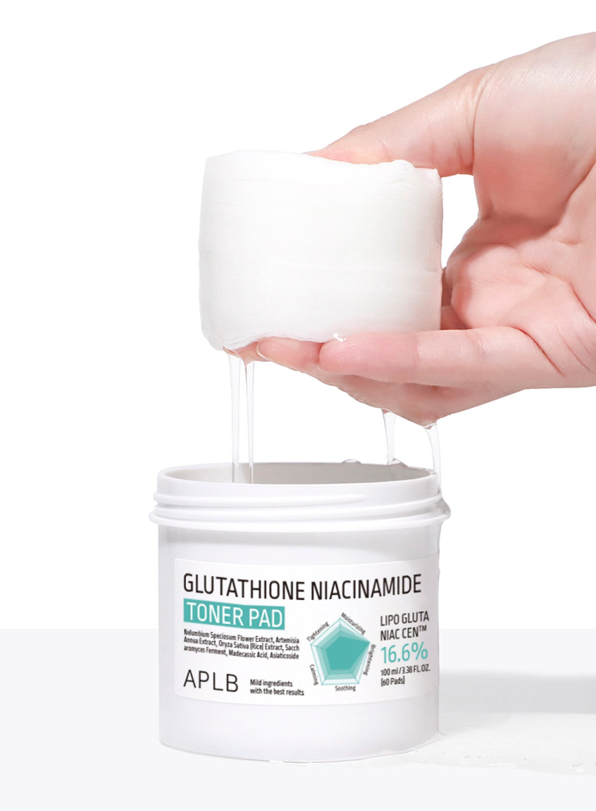 Glutathione Niacinamide Toner Pad Duo Set (60ea*2ea)