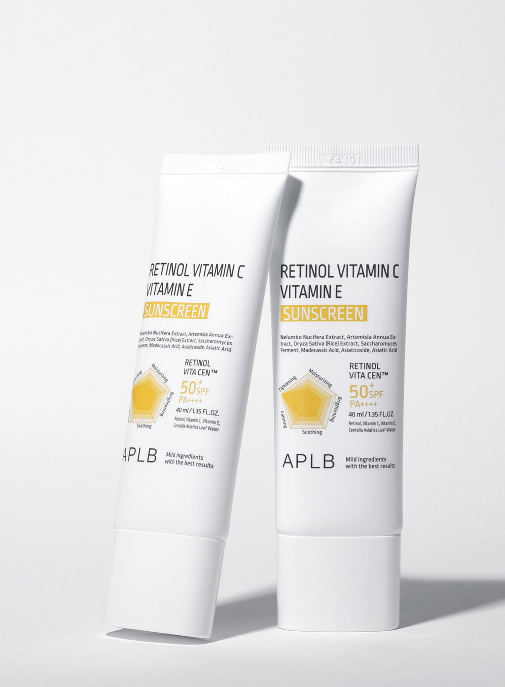 Retinol Vitamin C Vitamin E Sunscreen (SPF50+ PA++++) Trio Set (40ml*3ea)
