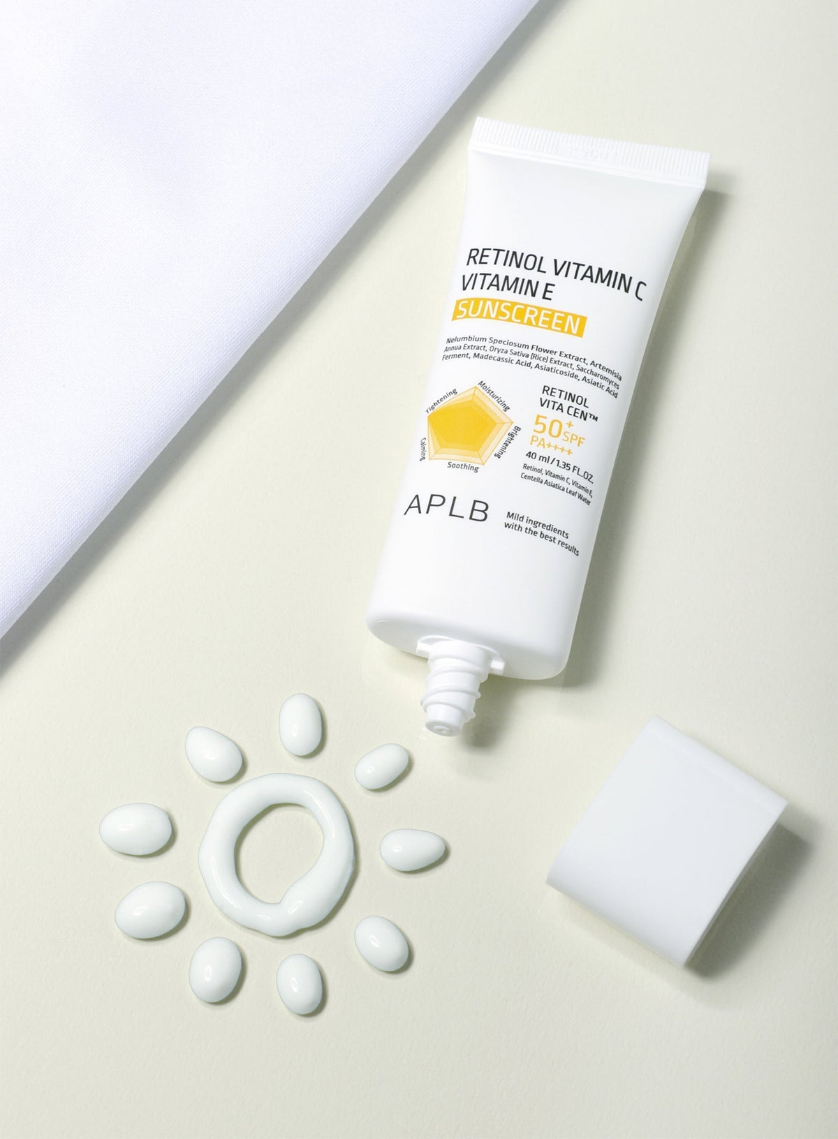 Retinol Vitamin C Vitamin E Sunscreen (SPF50+ PA++++) Trio Set (40ml*3ea)