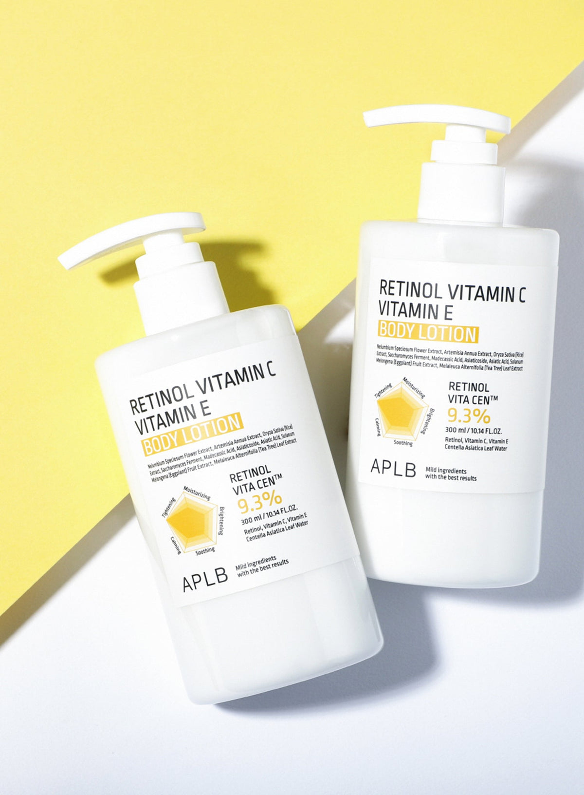 Retinol Vitamin C Vitamin E Body Lotion Trio Set (300ml*3ea)