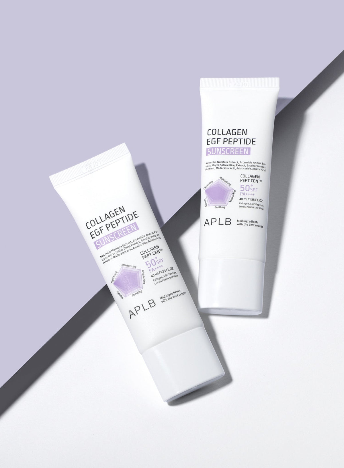 Collagen Egf Peptide Sunscreen SPF50+ PA++++ Trio Set (40ml*3ea)