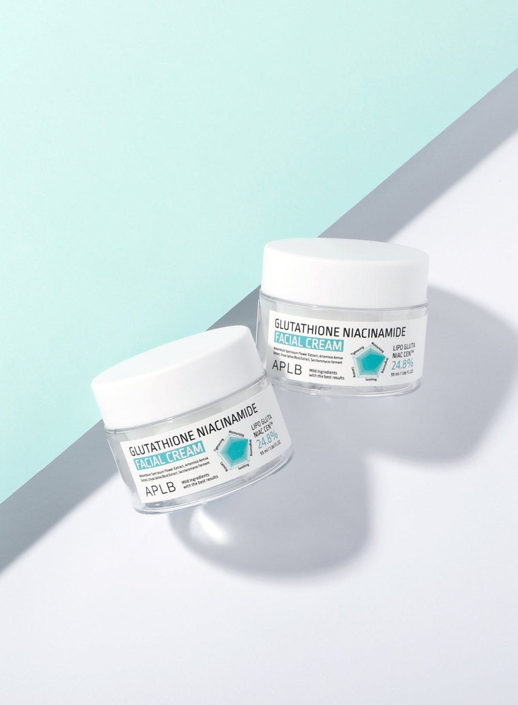 Glutathione Niacinamide Facial Cream Trio Set (55ml*3ea)