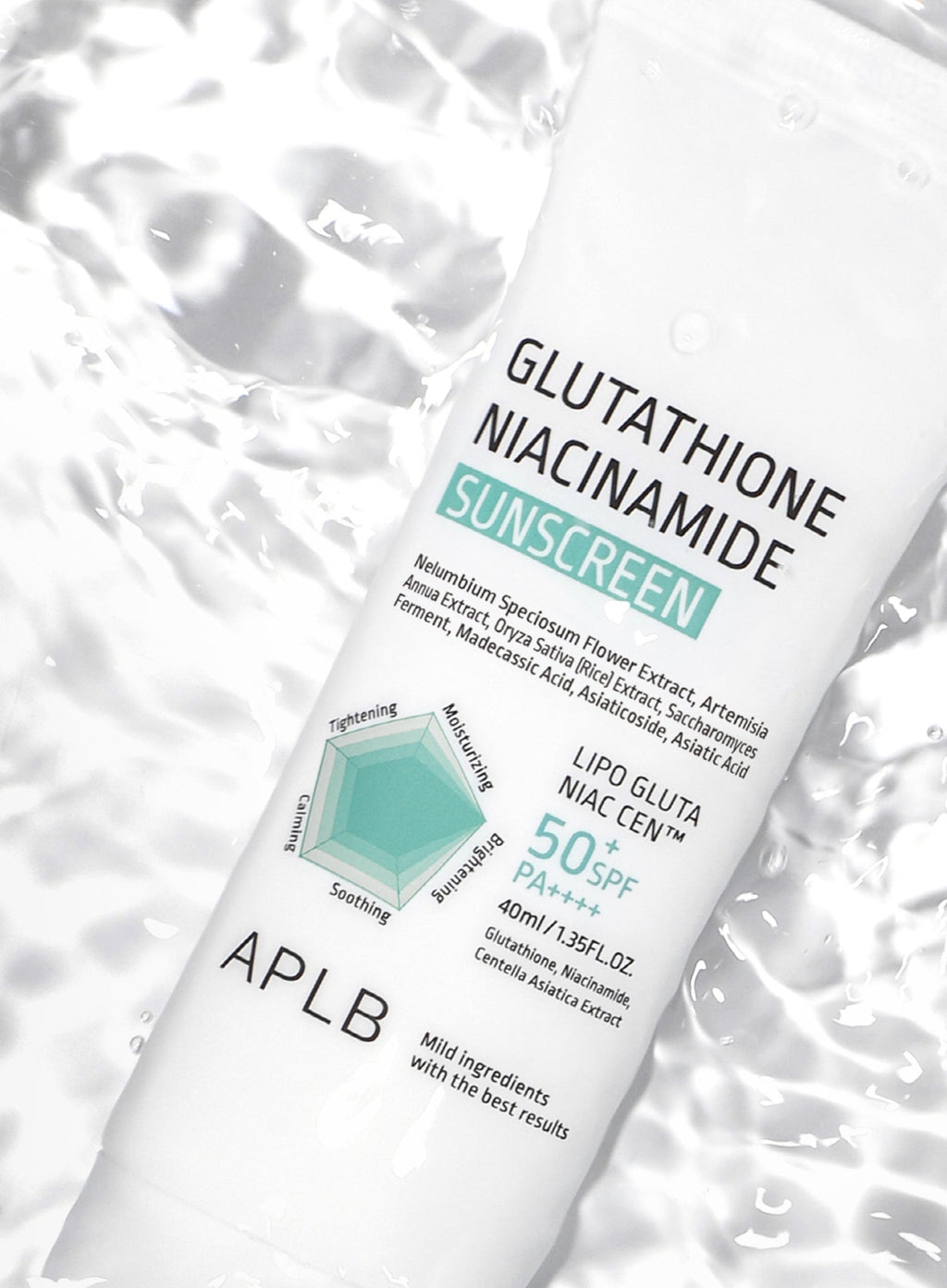 Glutathione Niacinamide Sunscreen (SPF50+ PA++++) Duo Set (40ml*2ea)