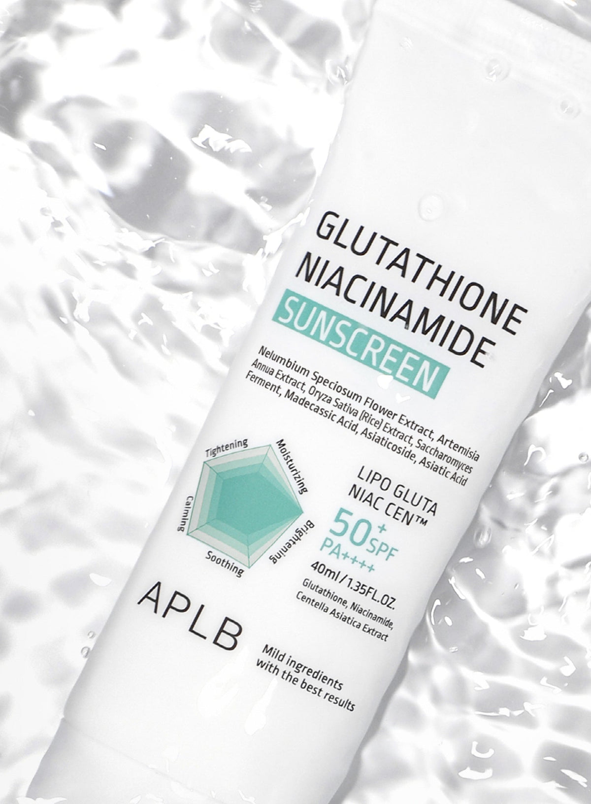 Glutathione Niacinamide Sunscreen (SPF50+ PA++++) Duo Set (40ml*2ea)