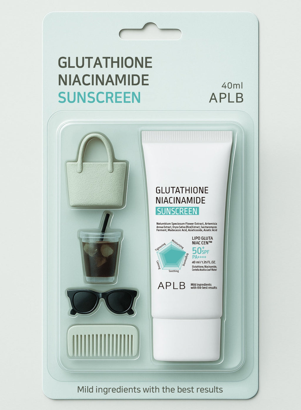 Glutathione Niacinamide Sunscreen (SPF50+ PA++++) Trio Set (40ml*3ea)