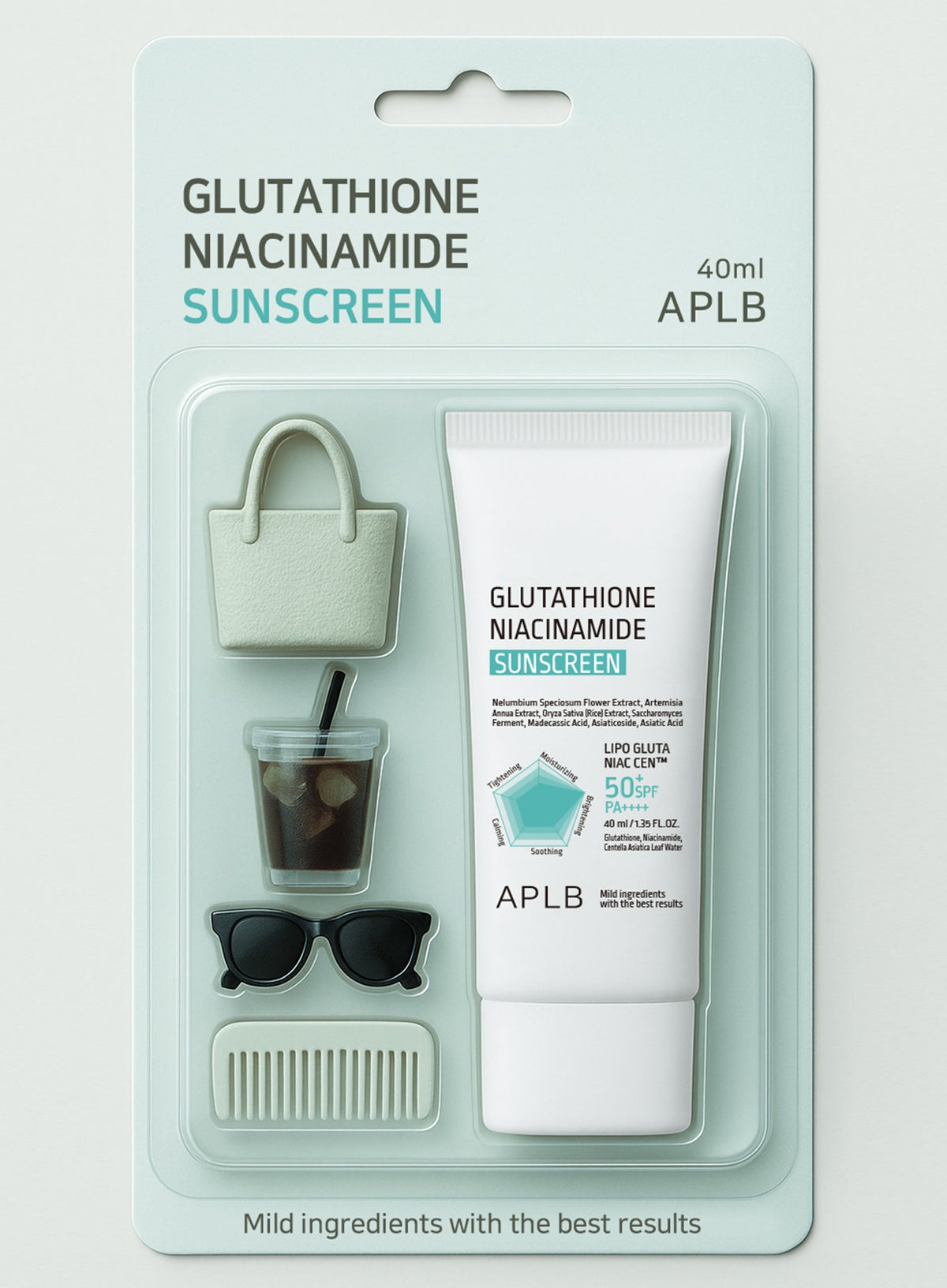 Glutathione Niacinamide Sunscreen (SPF50+ PA++++) Trio Set (40ml*3ea)