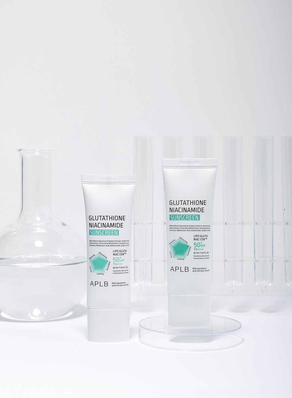 Glutathione Niacinamide Sunscreen (SPF50+ PA++++) Duo Set (40ml*2ea)