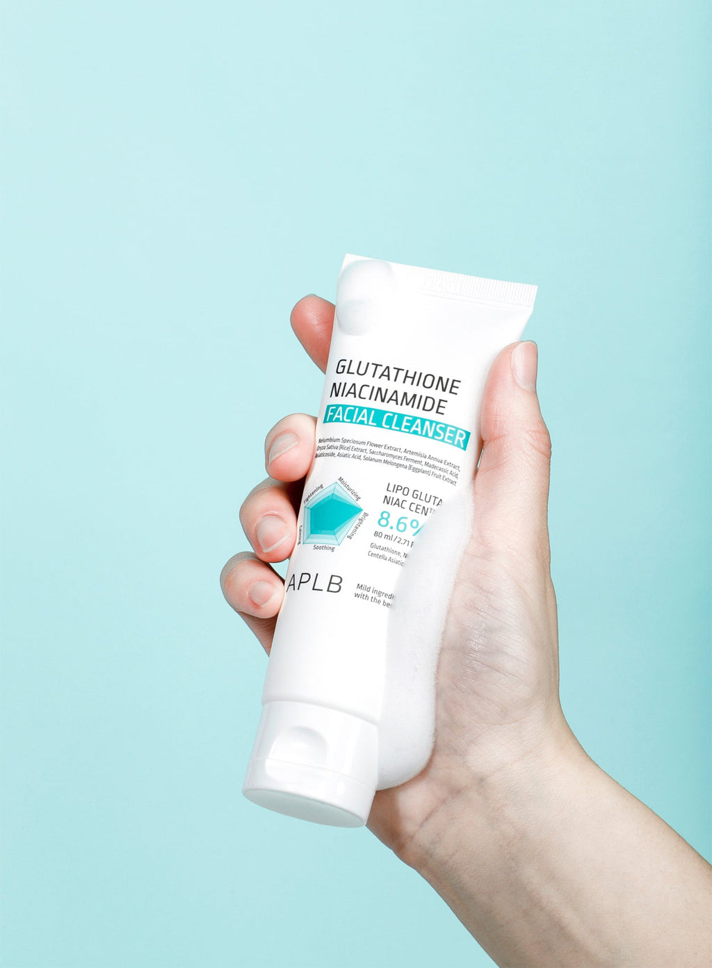 Glutathione Niacinamide Facial Cleanser Duo Set (80ml*2ea)