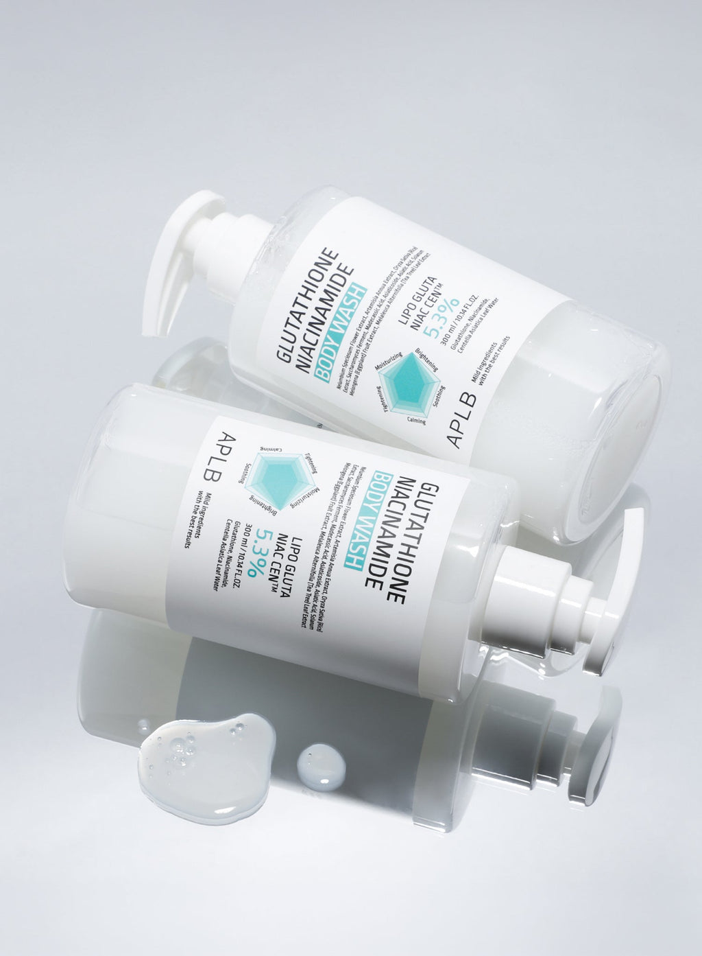 Glutathione Niacinamide Body Wash Duo Set (300ml*2ea)