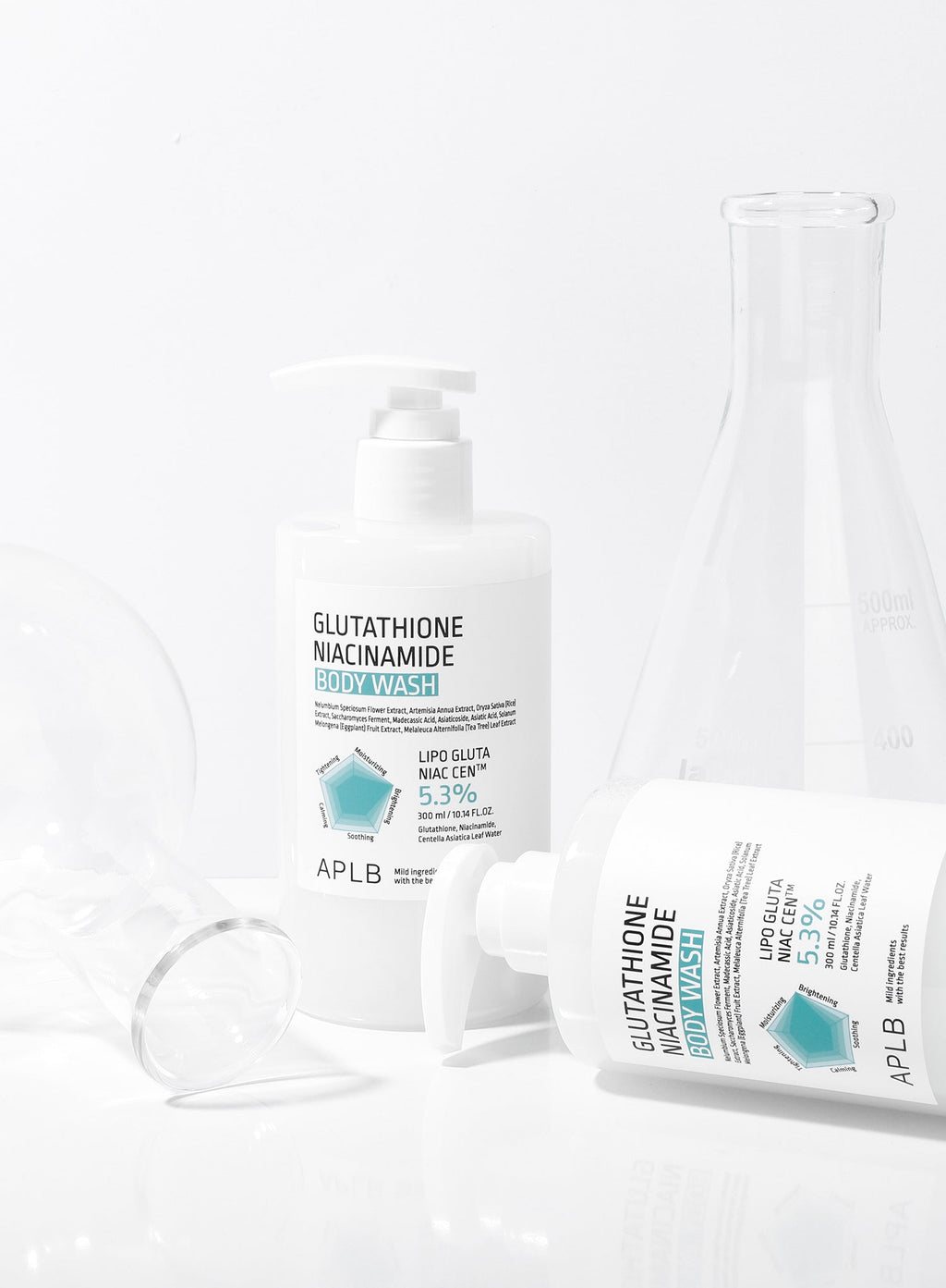 Glutathione Niacinamide Body Wash Trio Set (300ml*3ea)