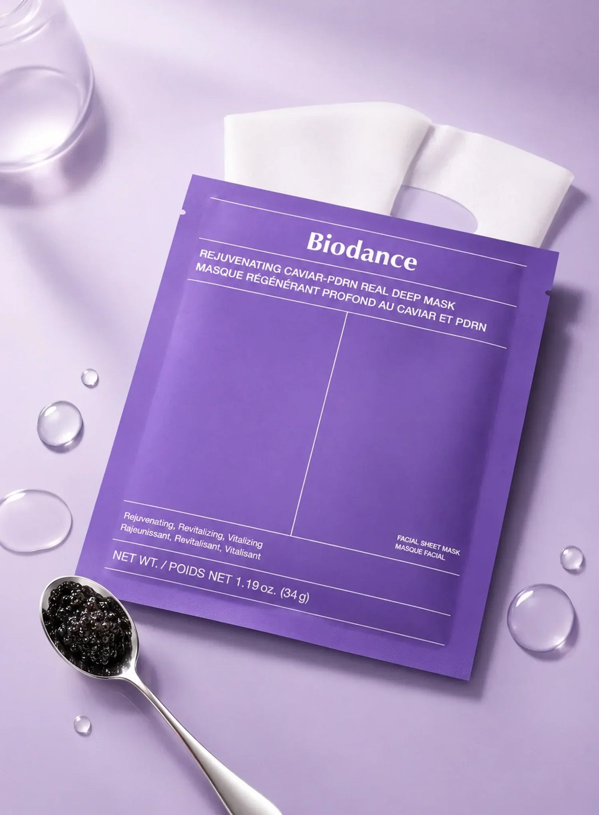 Rejuvenating Caviar PDRN Real Deep Mask (34g * 4ea)