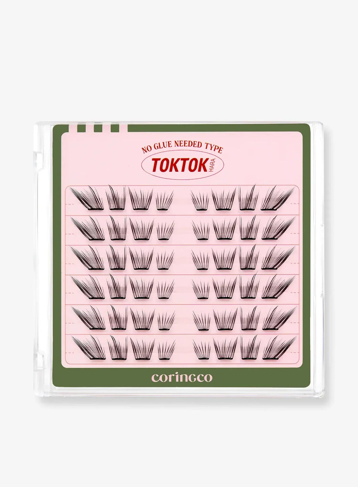 TOKTOKHARA No Glue Eyelash - Light (36pcs-90pcs)