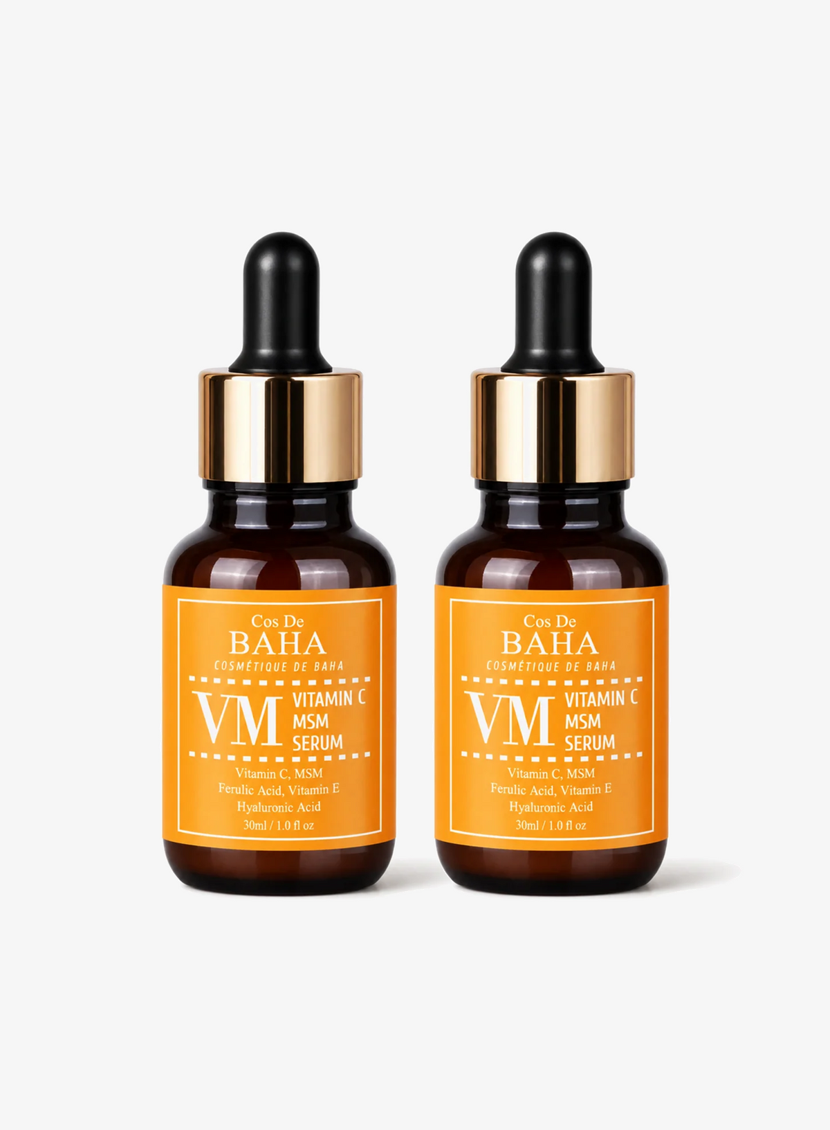 Vitamin C 5% MSM 1% Ferulic Acid Vitamin E Hyaluronic Acid Serum Duo Set (30ml*2ea) (VM)