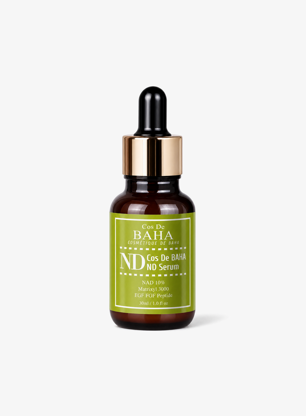 NAD 10% Matrixyl 3000 EGF FGF Peptide Hyaluronic Acid Serum 30ml (ND)