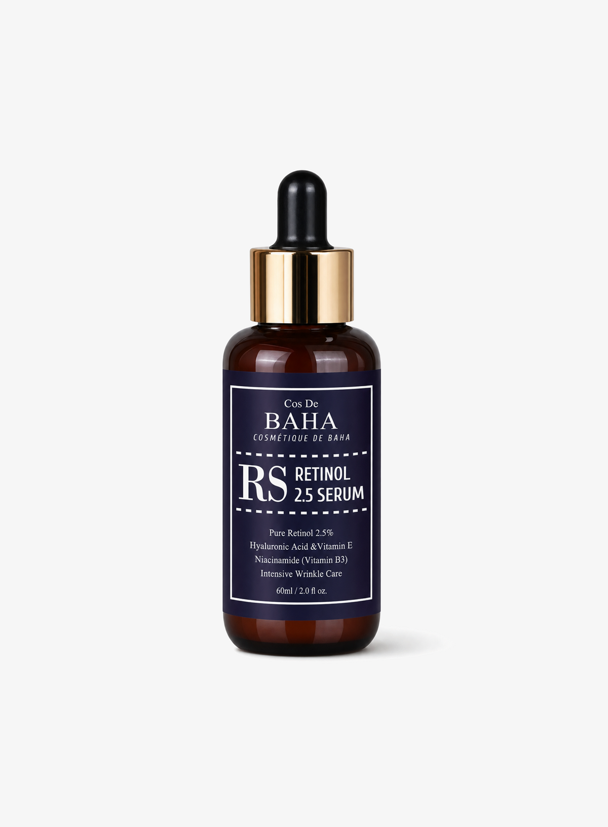 Retinol 2.5 Solution Hyaluronic Acid Vitamin E Niacinamide Serum 60ml (RS60)