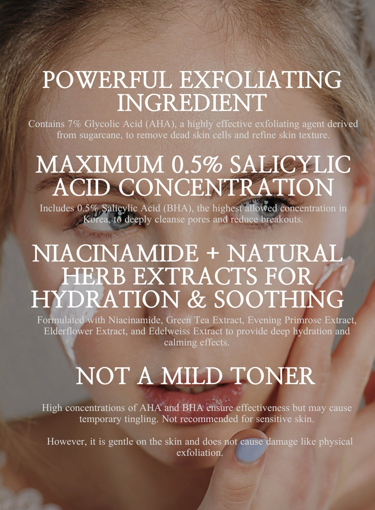 AHA 7% BHA 0.5% Exfoliating Facial Toner Duo Set (200ml*2ea) (GS)