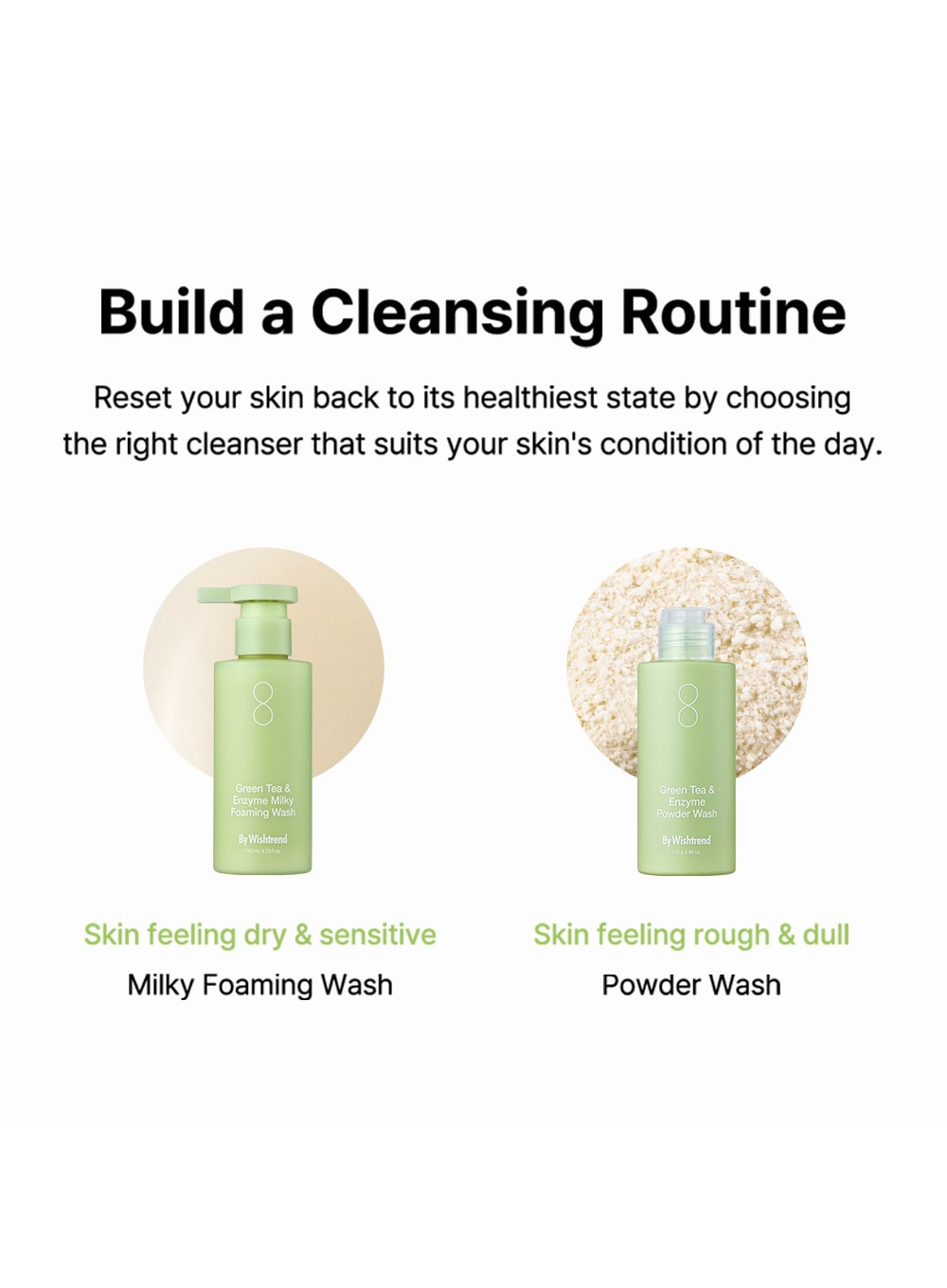 Green Tea & Enzyme Milky Foaming Wash 140ml
