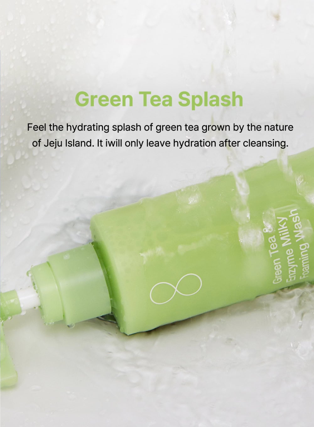 Green Tea & Enzyme Milky Foaming Wash 140ml