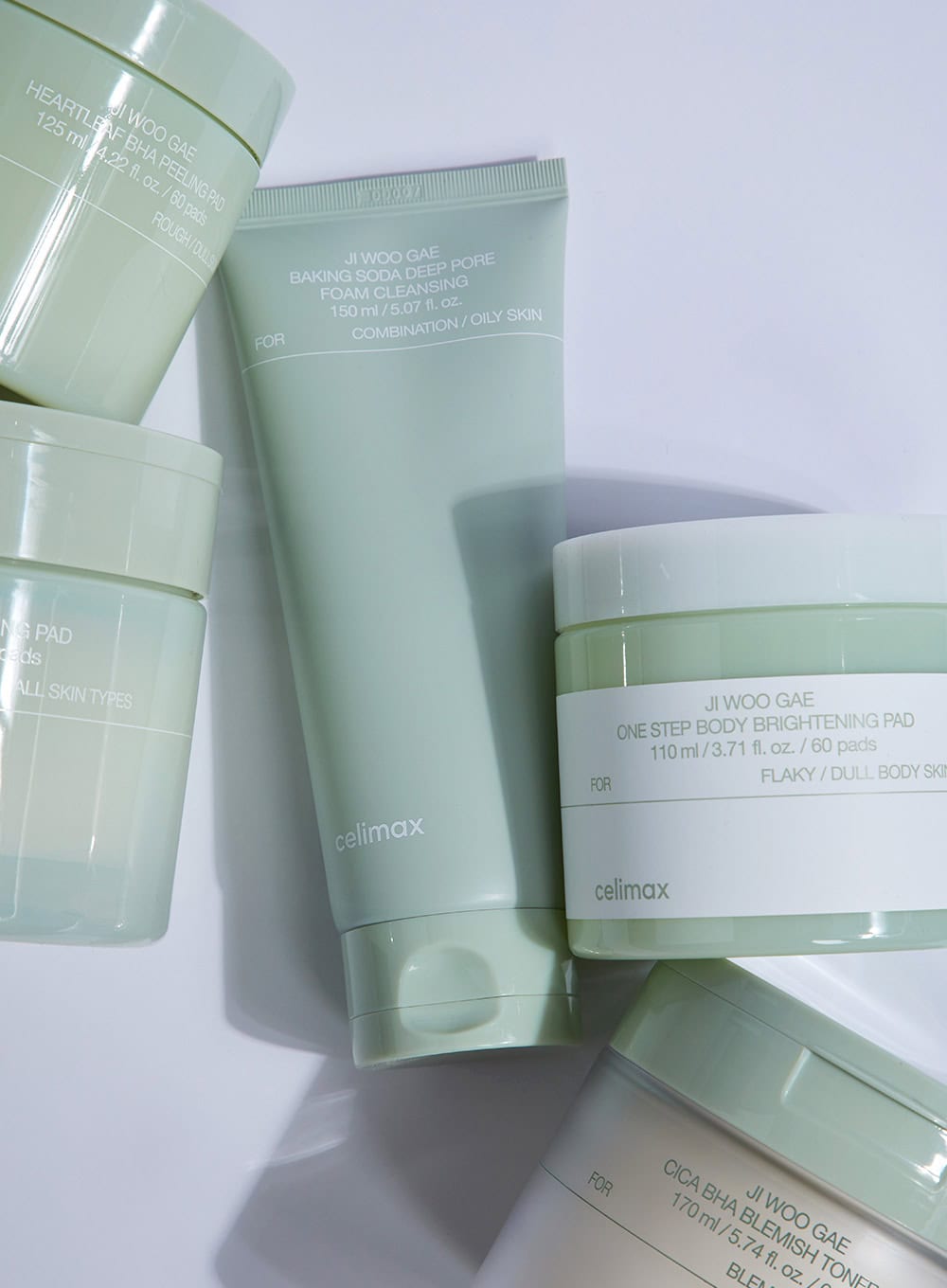 Ji Woo Gae One Step Body Brightening Pad (110ml / 60ea)