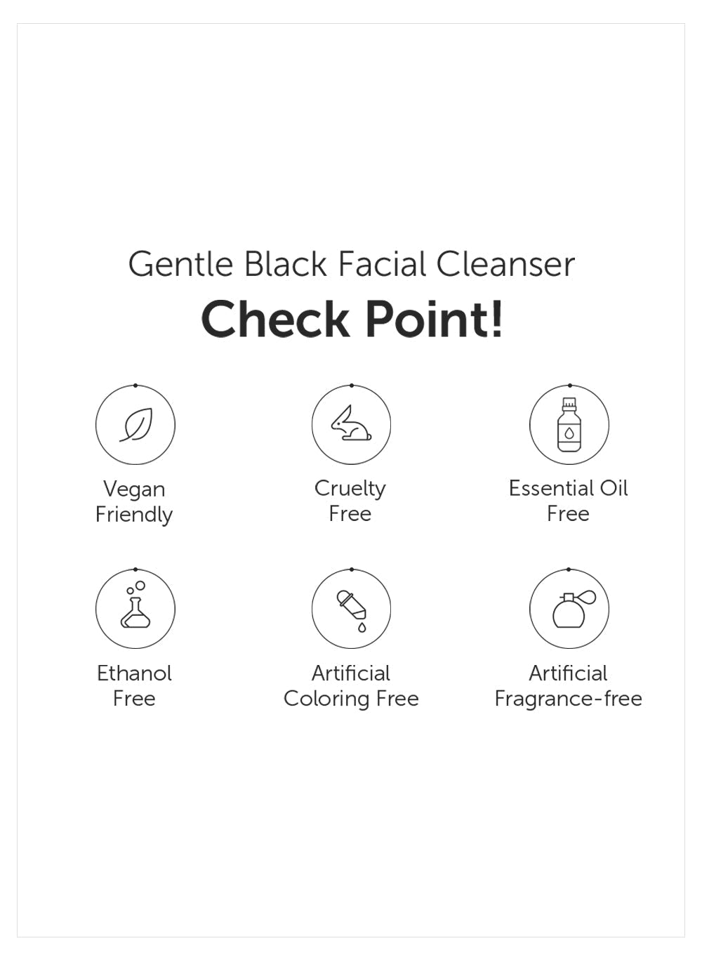 Gentle Black Facial Cleanser Trio Set (140ml*3ea)