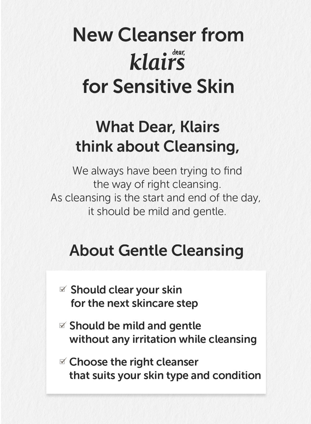 Gentle Black Facial Cleanser Trio Set (140ml*3ea)