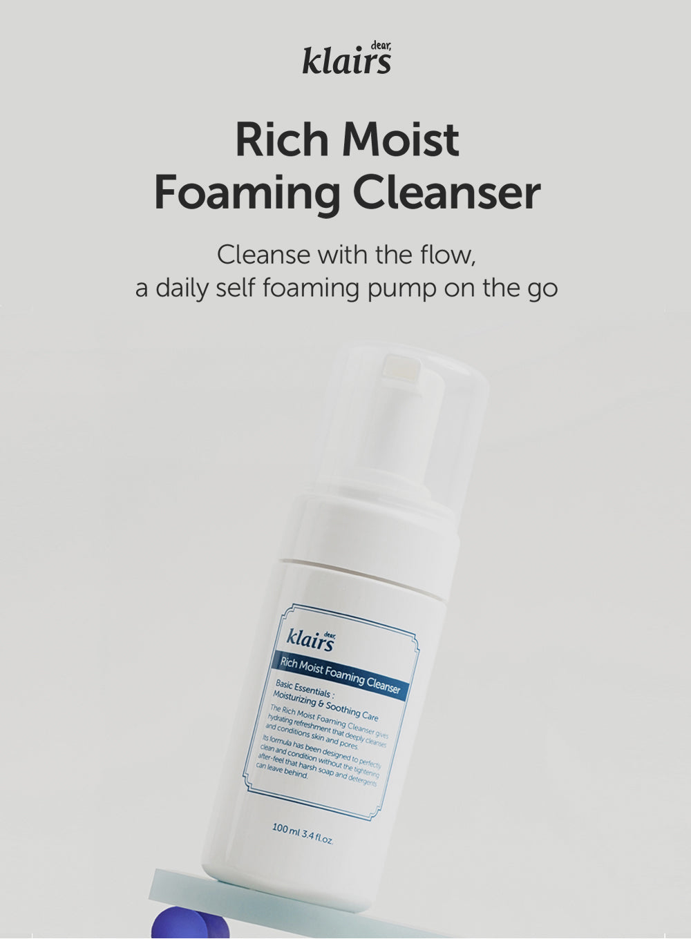 Rich Moist Foaming Cleanser Duo Set (100ml*2ea)