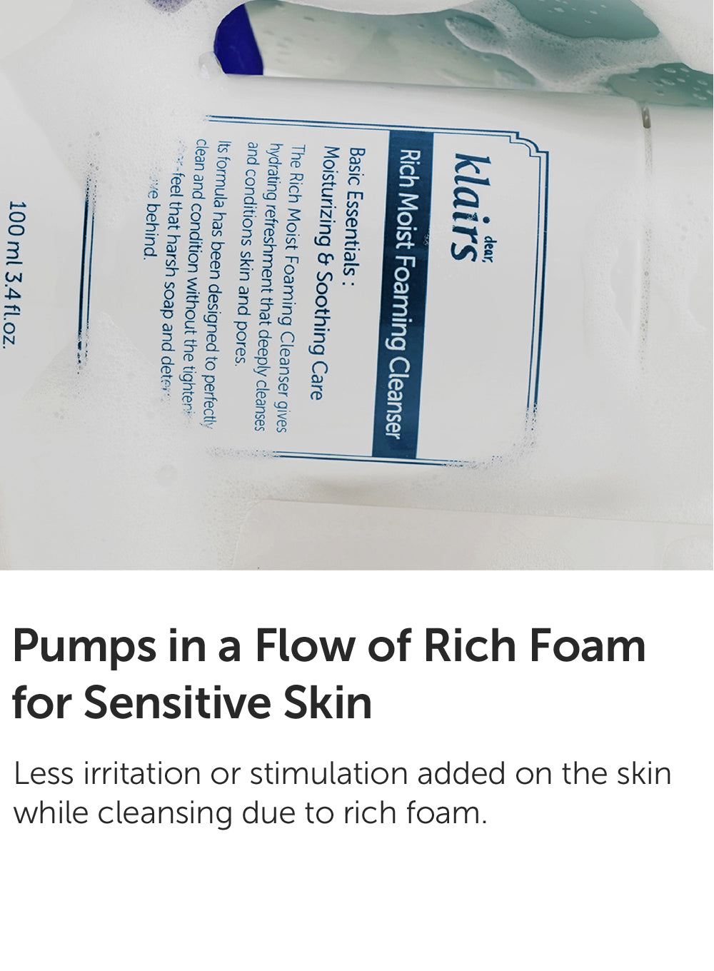 Rich Moist Foaming Cleanser Trio Set (100ml*3ea)