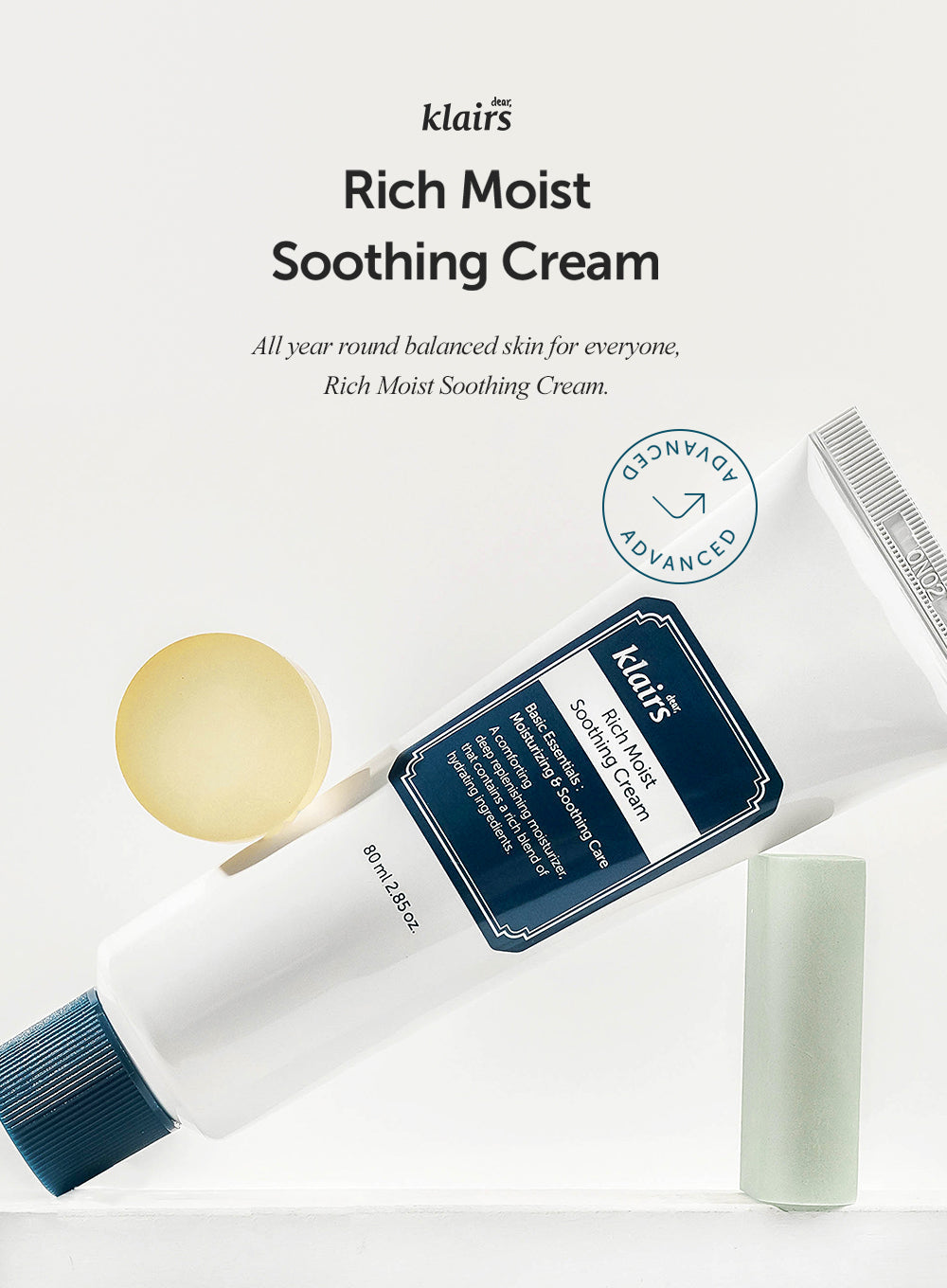 Rich Moist Soothing Cream Duo Set (80g*2ea)