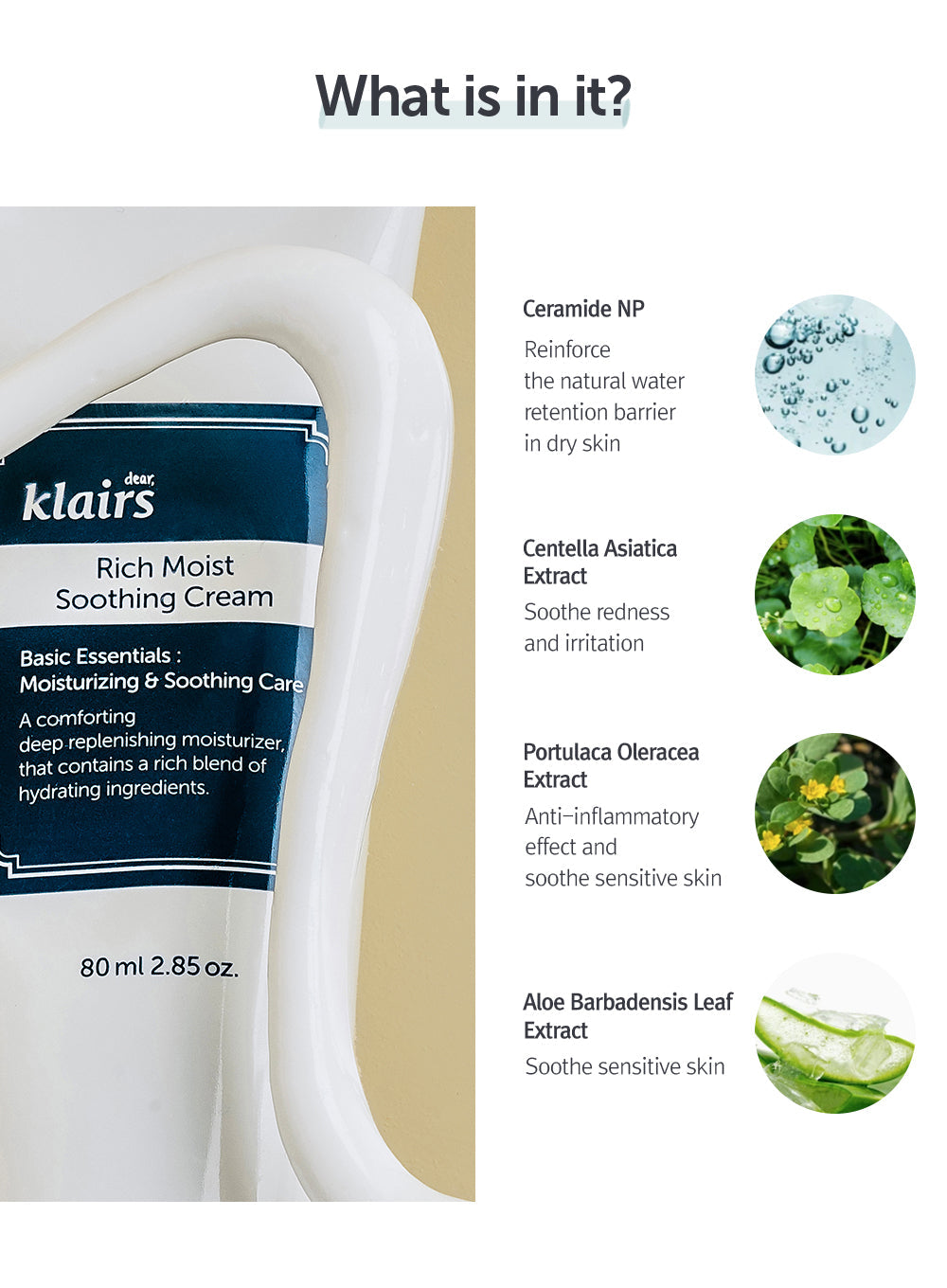 Rich Moist Soothing Cream Duo Set (80g*2ea)