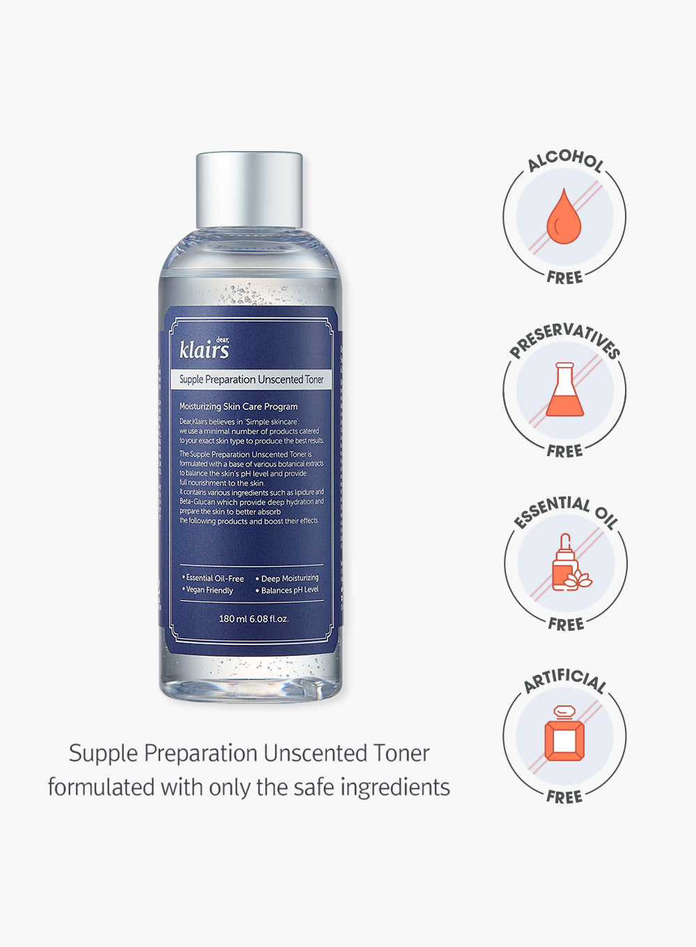 Supple Preparation Unscented Toner Duo Set (180ml*2ea)