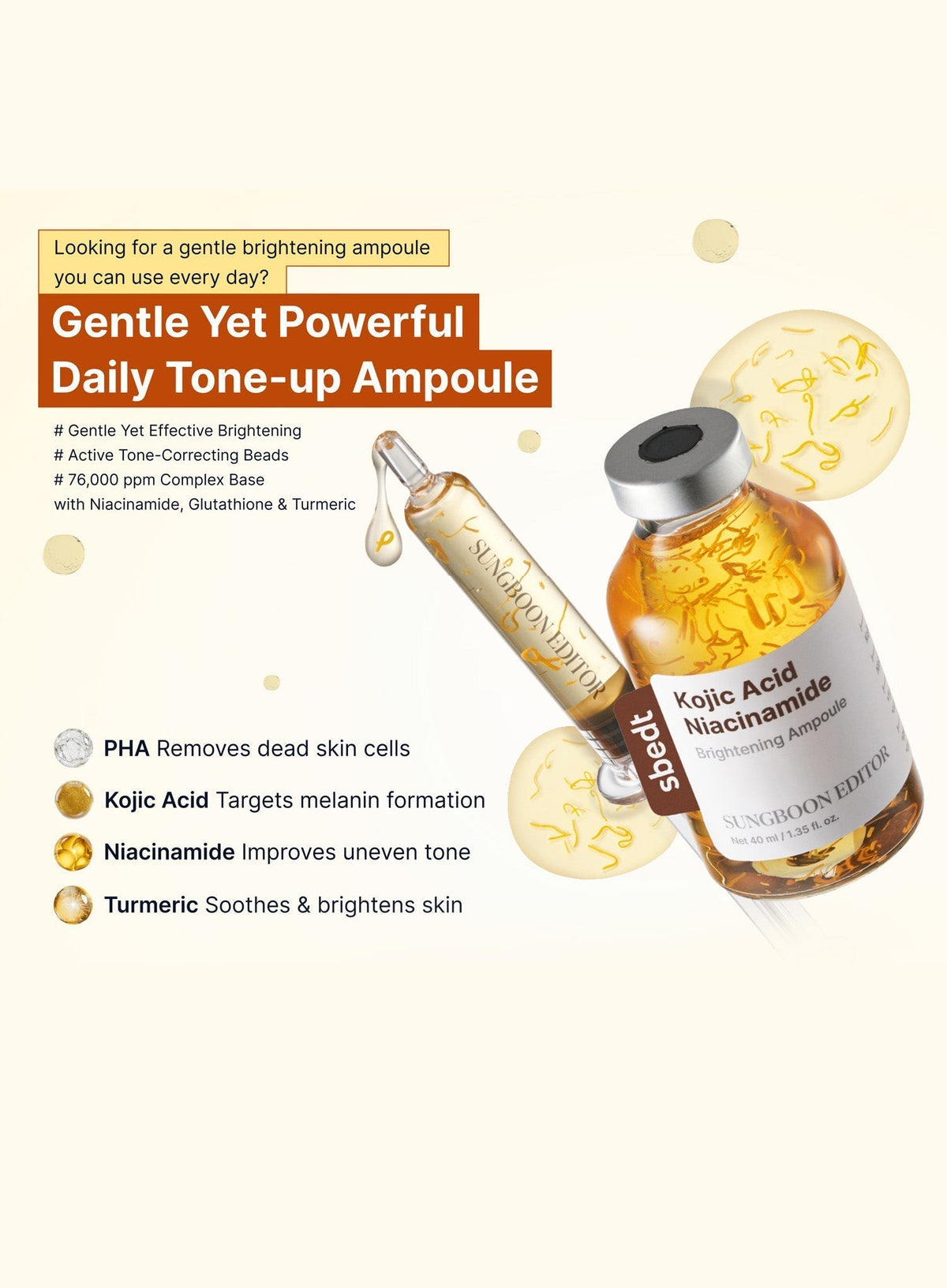 [Toy Story Edition] Kojic Acid Niacinamide Brightening Ampoule (+Random Sticker) (40ml)