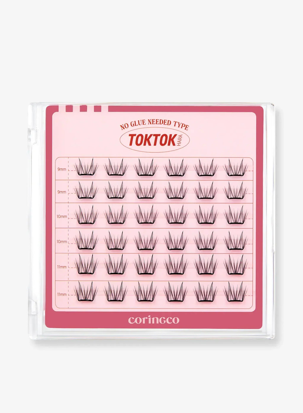 TOKTOKHARA No Glue Eyelash - Light (36pcs-90pcs)