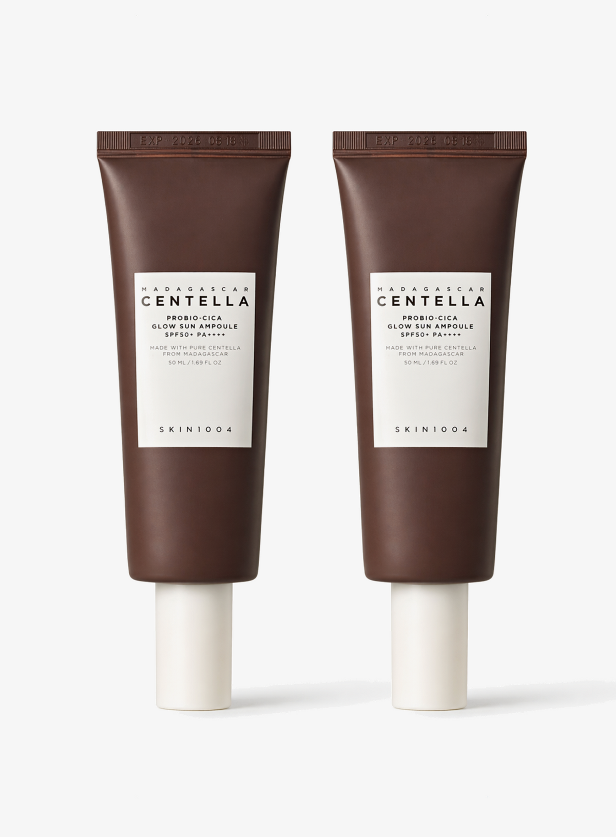 Madagascar Centella Probio-Cica Glow Sun Ampoule Duo Set (50ml*2ea) (SPF50 PA++++)