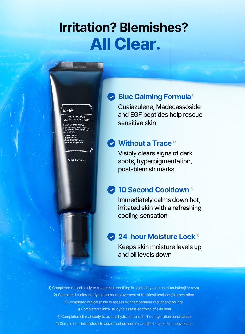 Midnight Blue Clearing Water Cream (20g)