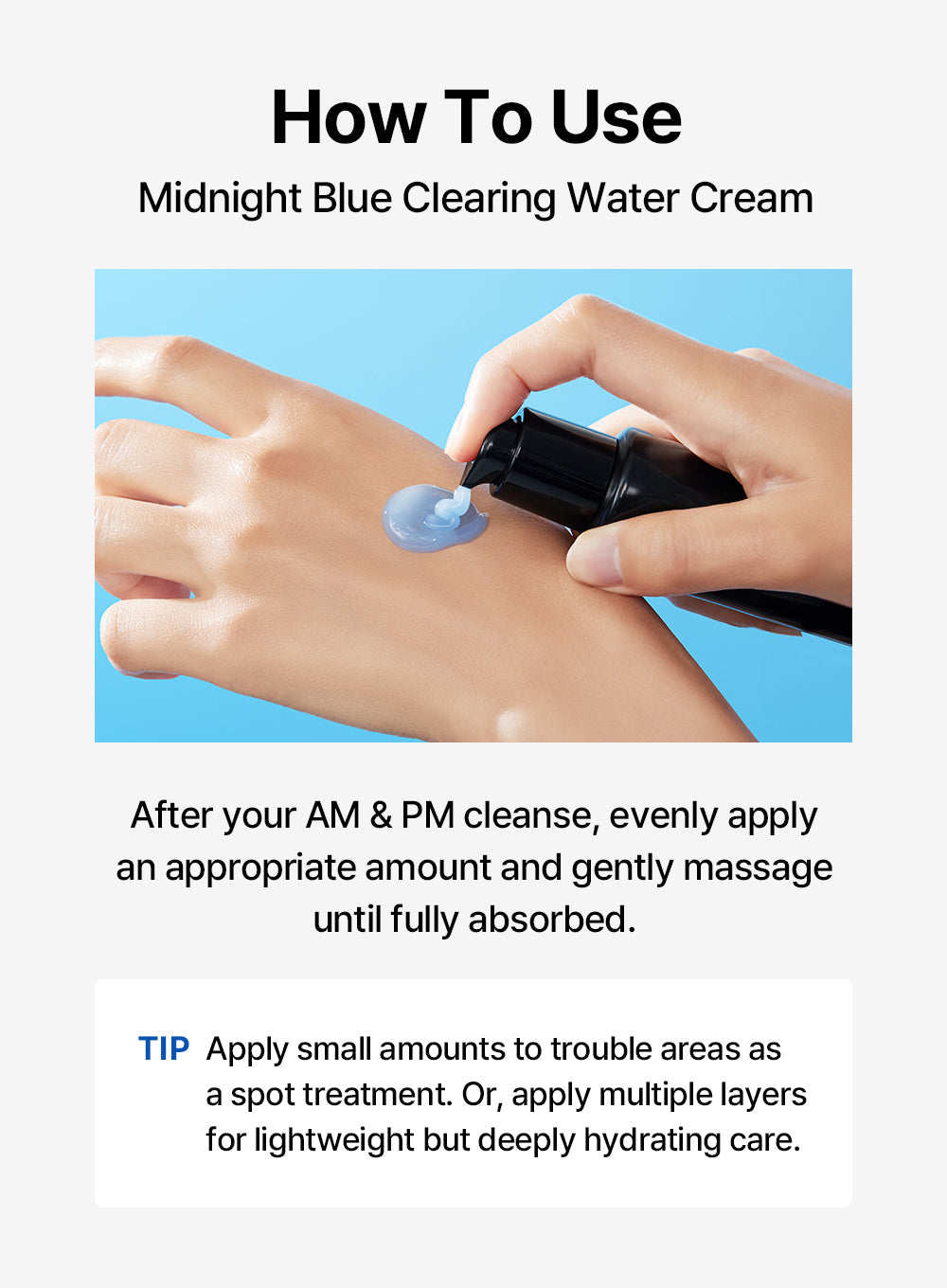 Midnight Blue Clearing Water Cream Trio Set (50g*3ea)