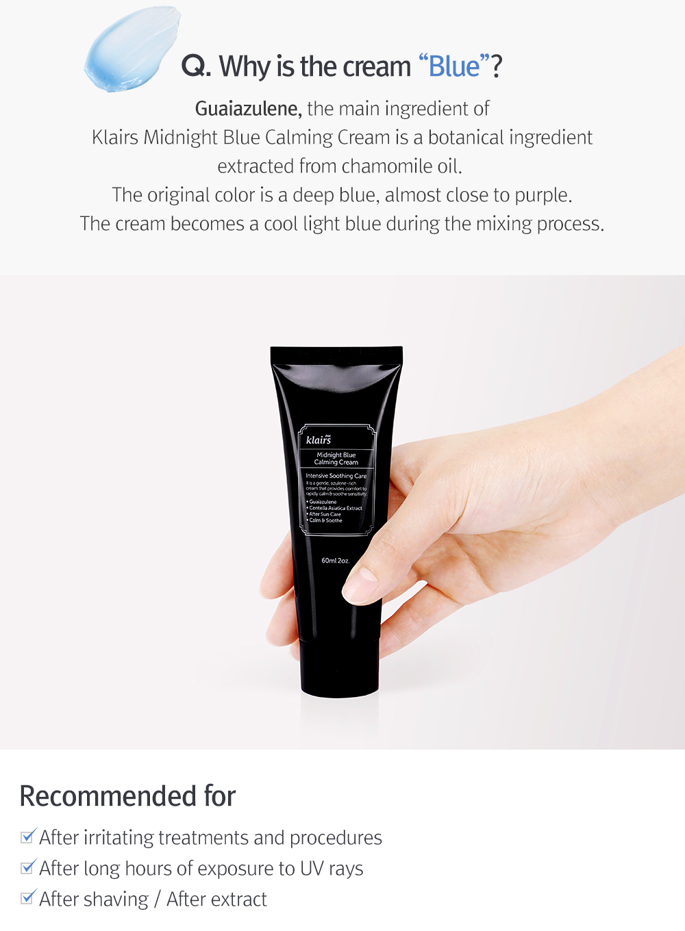 Midnight Blue Calming Cream (60g)
