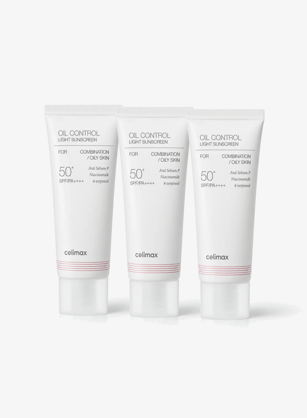 Oil Control Light Sunscreen Trio Set (40ml*3ea)