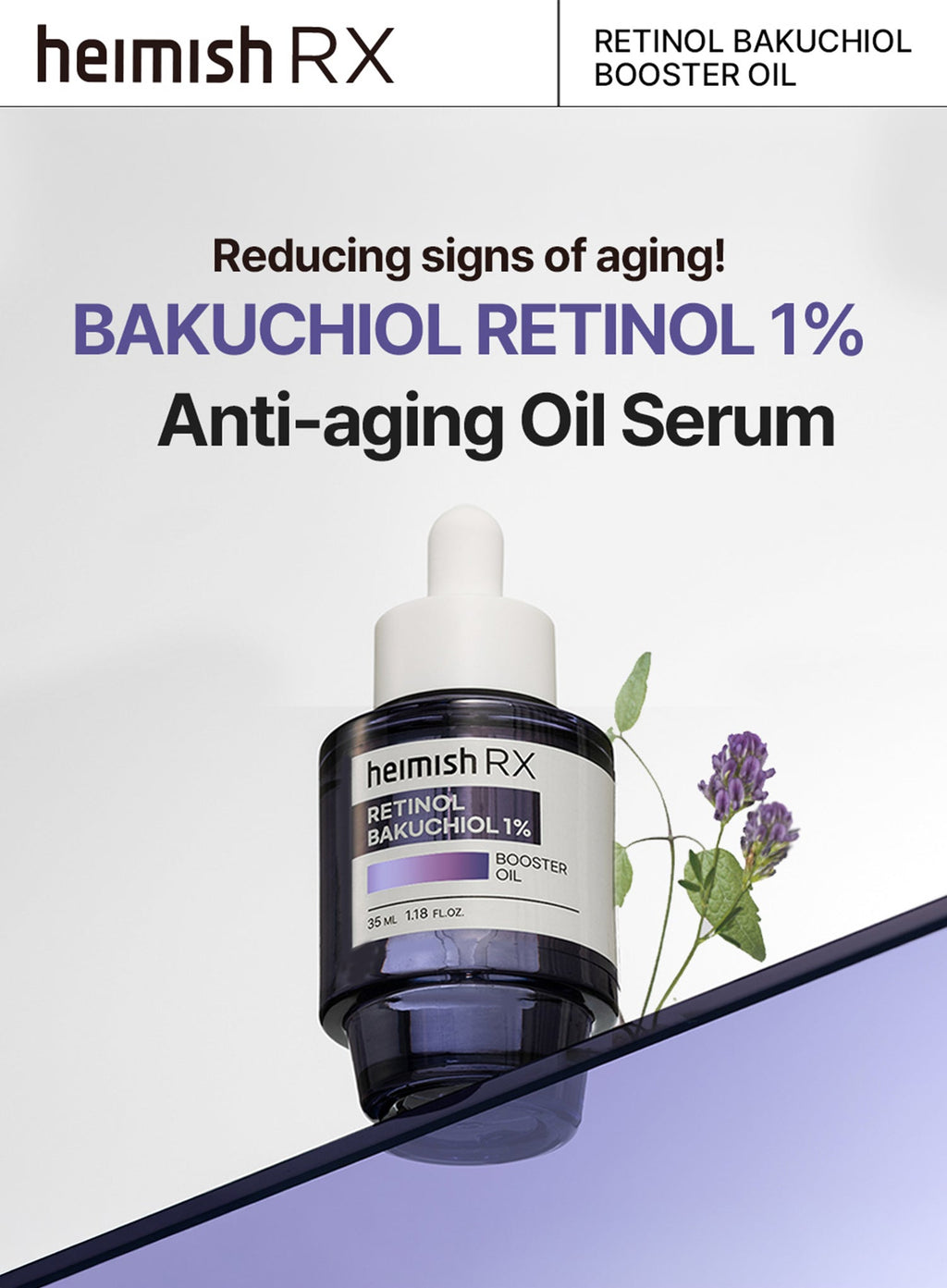 RX Retinol Bakuchiol Booster Oil (35ml)