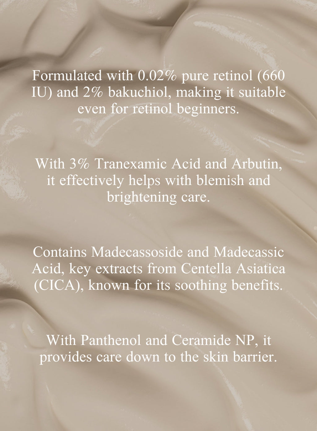 Bakuchiol 2% Retinol 0.02% Tranexamic Acid 3% Arbutin Serum 30ml (RT)