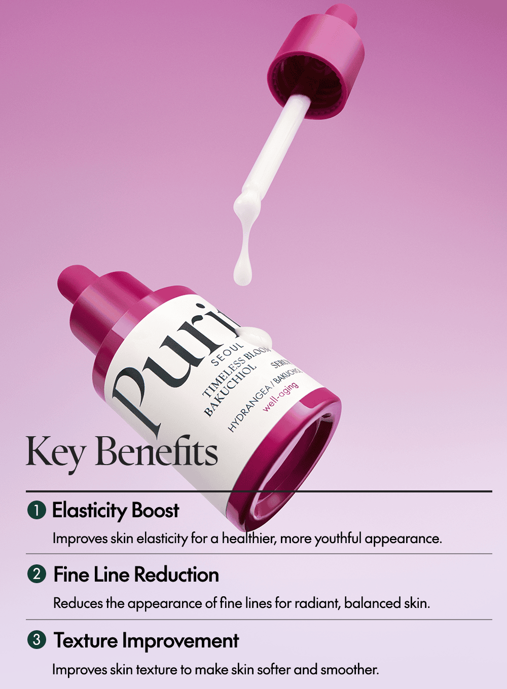 Timeless Bloom Bakuchiol Serum Trio Set (30ml*3ea)