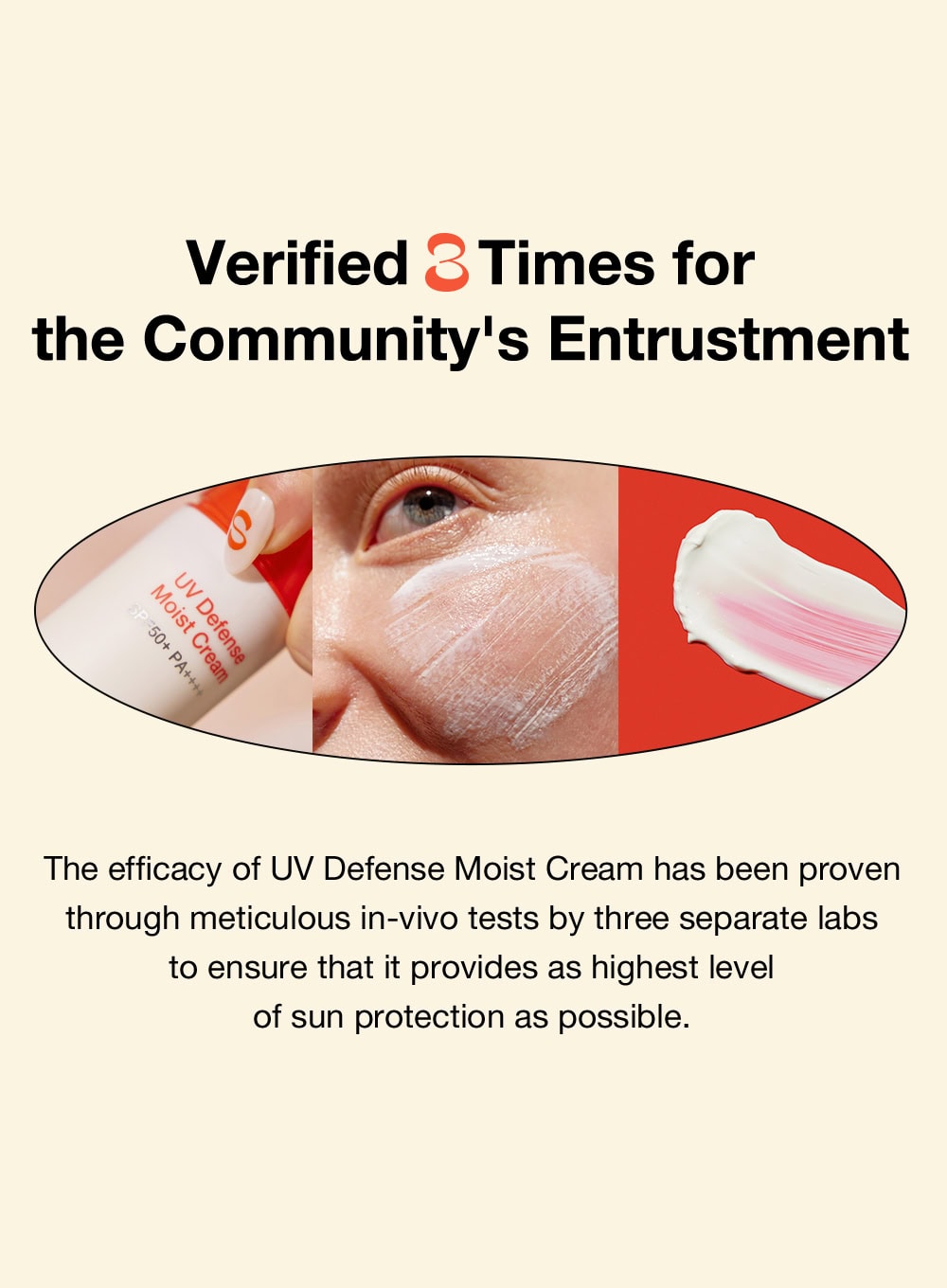 UV Defense Moist Cream SPF50+ PA++++ Duo Set (50g*2ea)