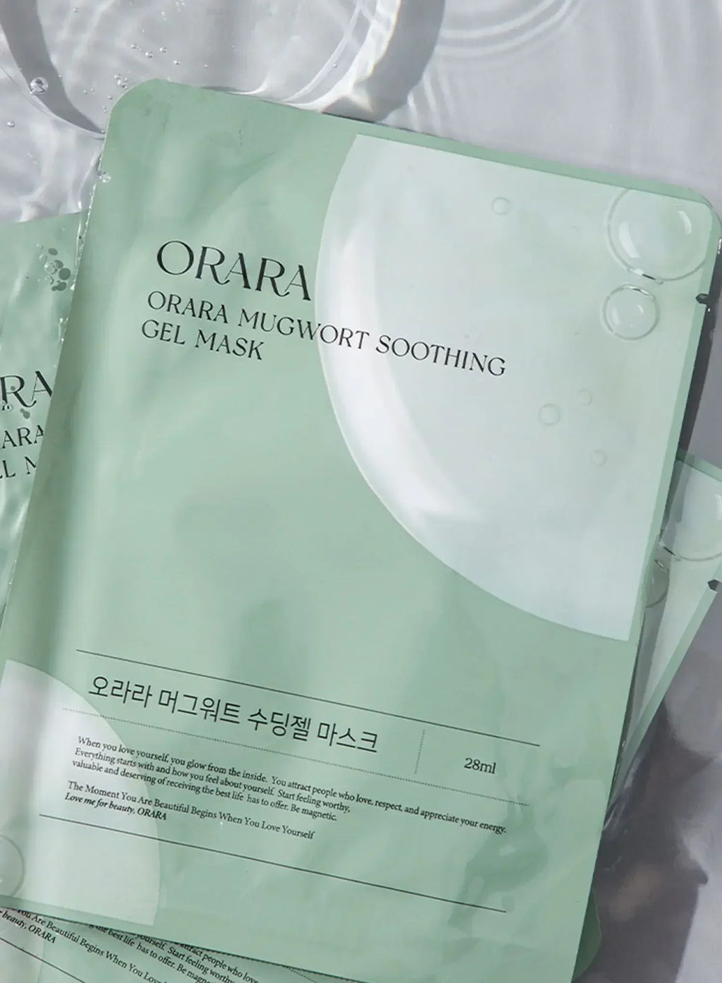 Mugwort soothing gel Mask (28ml x 5ea)