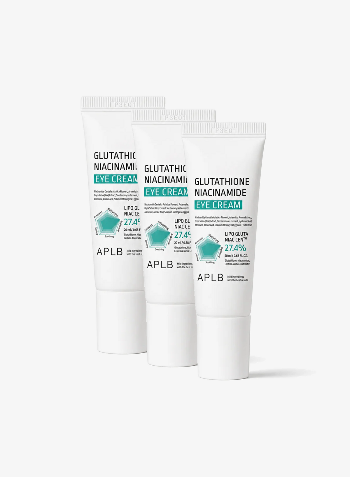 Glutathione Niacinamide Eye Cream Trio Set (20ml*3ea)