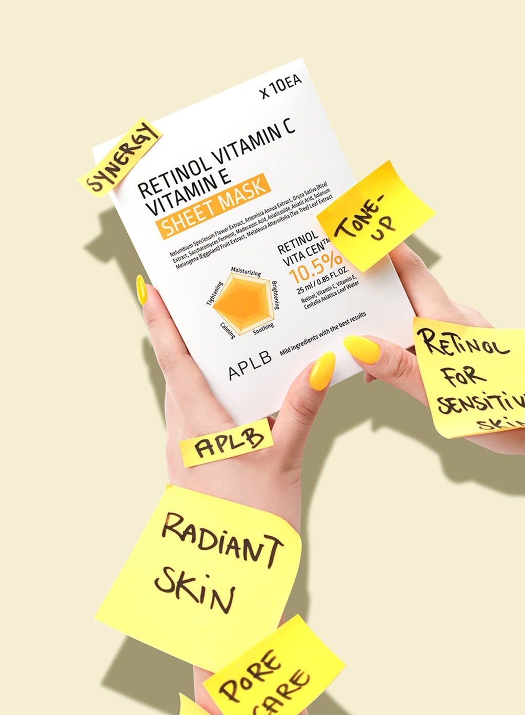 APLB Sheet Mask Variety Set (4 Types × 4 Sheets / 16 Sheets)