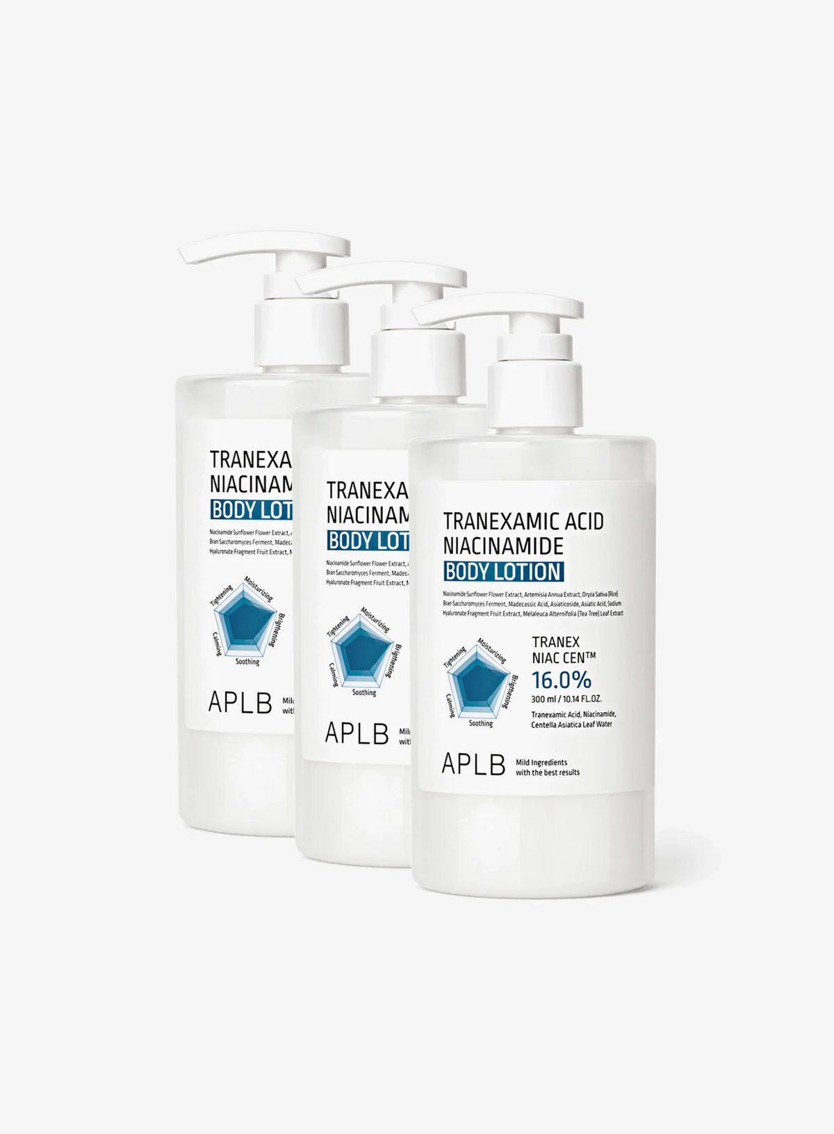 Tranexamic Acid Niacinamide Body Lotion Trio Set (300ml*3ea)