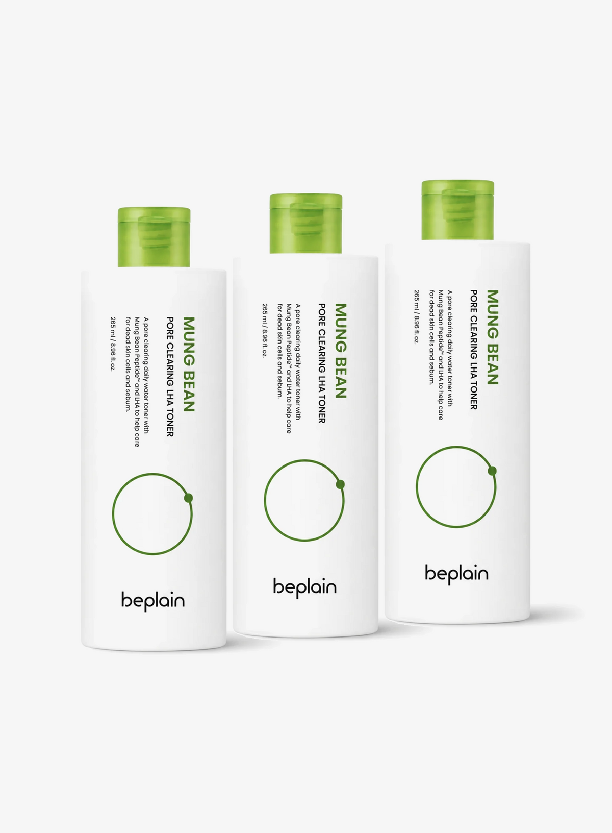 Mung Bean Pore Clearing LHA Toner Trio Set (265ml*3ea)