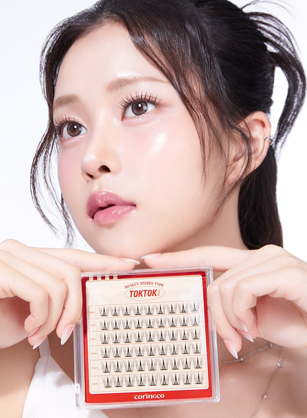 TOKTOKHARA No Glue Eyelash - Light (36pcs-90pcs)