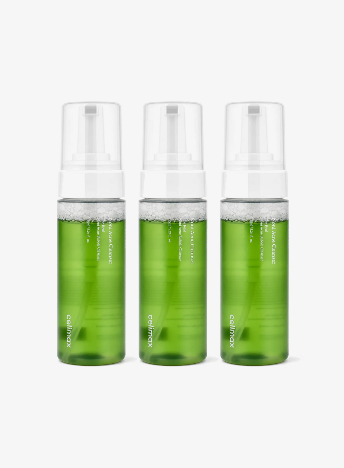 The Real Noni Acne Bubble Cleanser Trio Set (155ml*3ea)