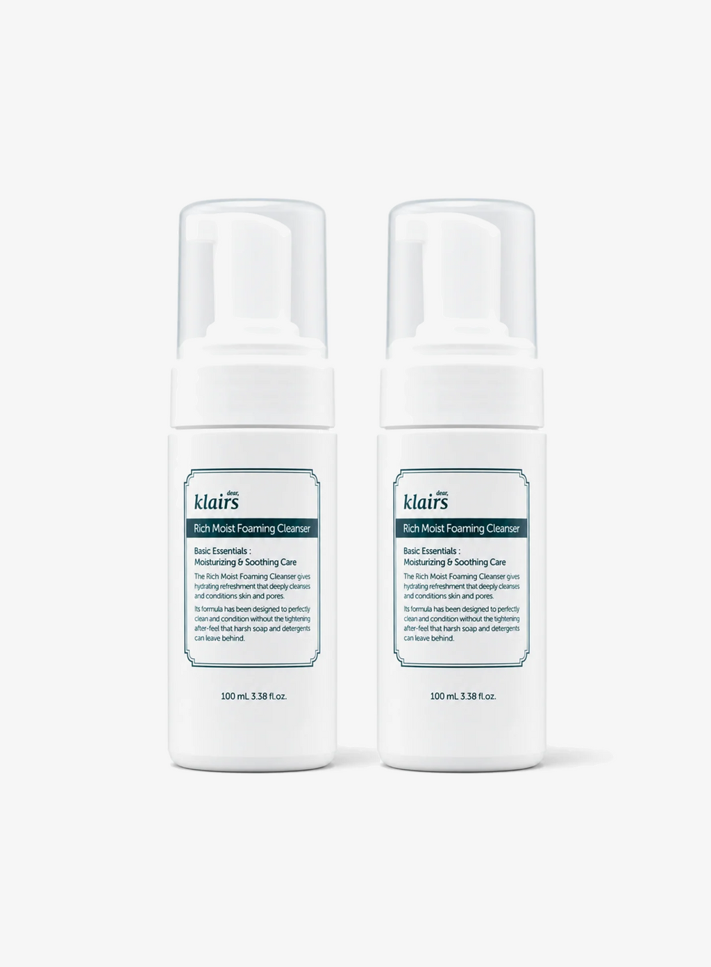 Rich Moist Foaming Cleanser Duo Set (100ml*2ea)