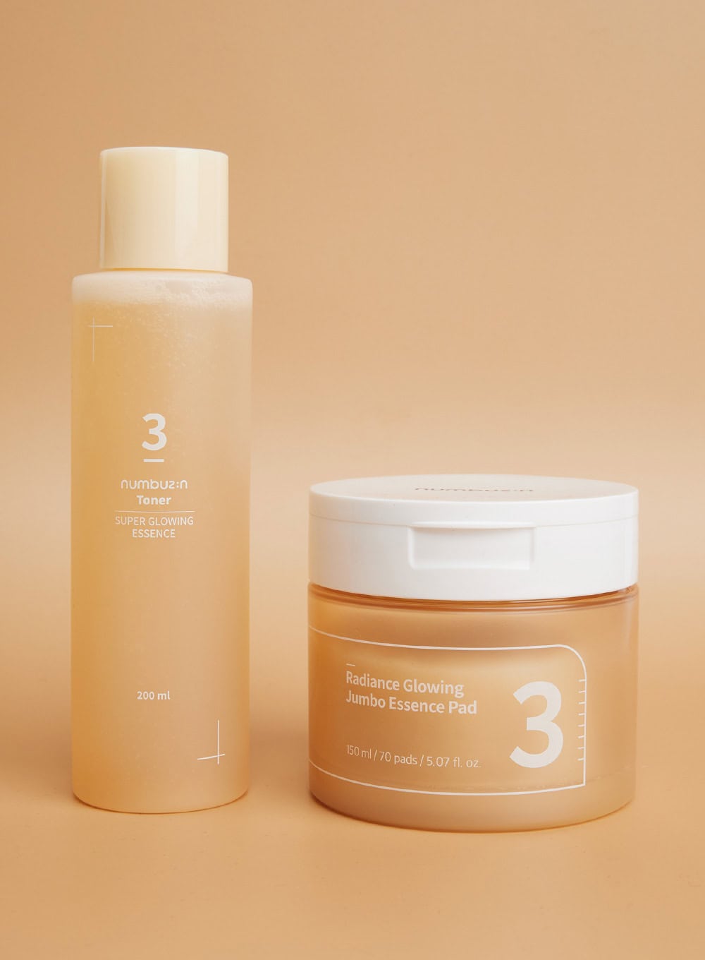 No.3 Radiance Glowing Jumbo Essence Pad Trio Set (70ea / 190ml)*3ea